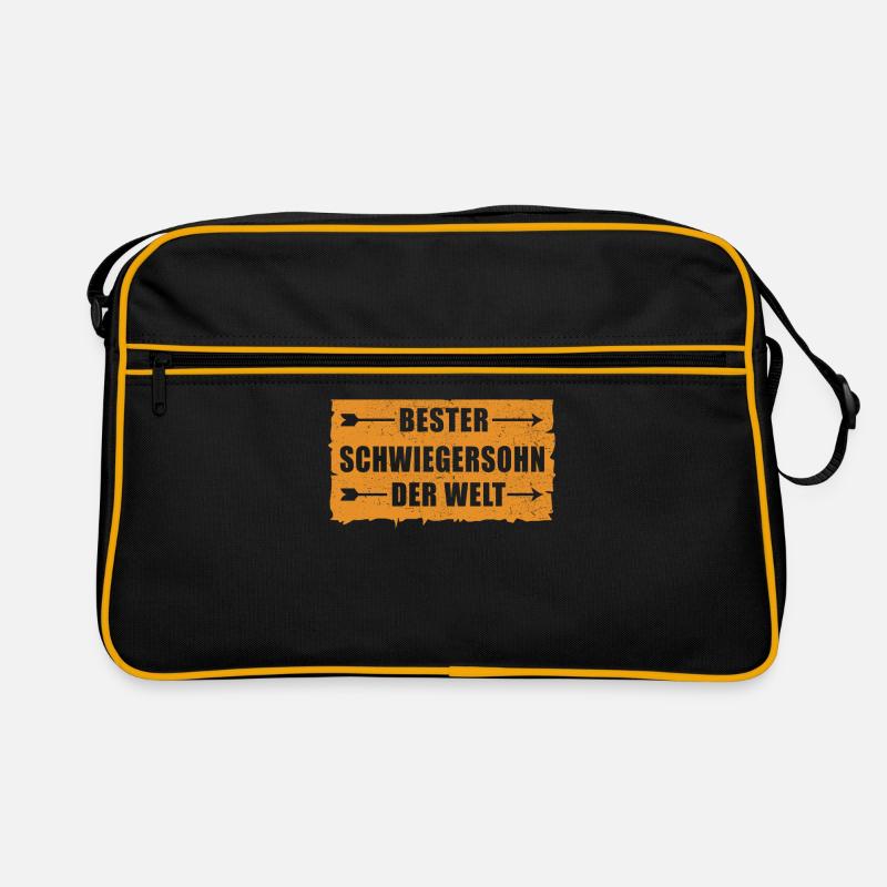 Bester Schwiegersohn Geschenk | Schwiegersöhne Retro Tasche