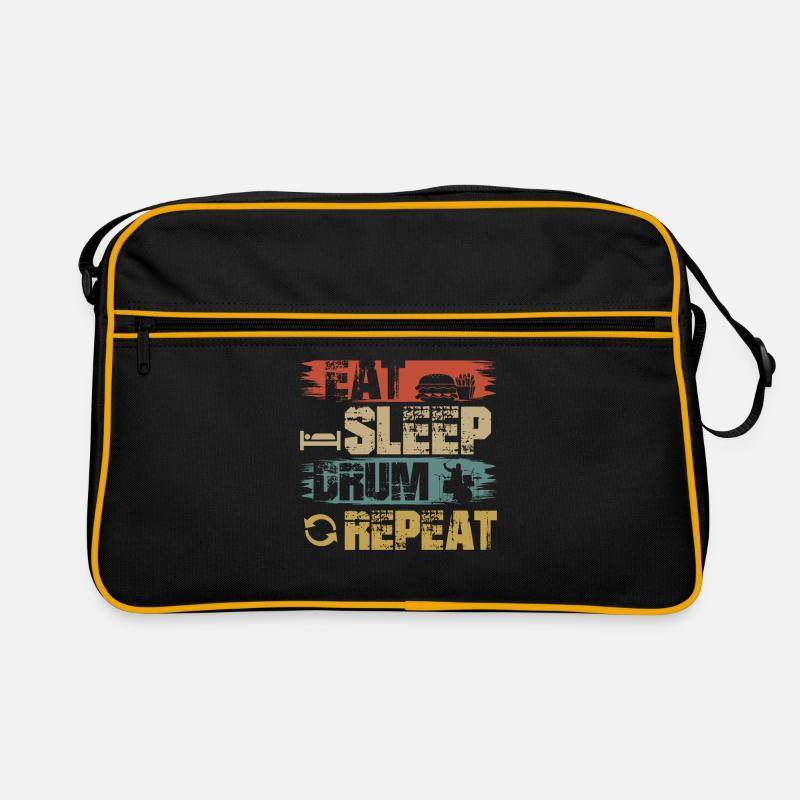 Drummer gift drummer drums drummer Retro Bag