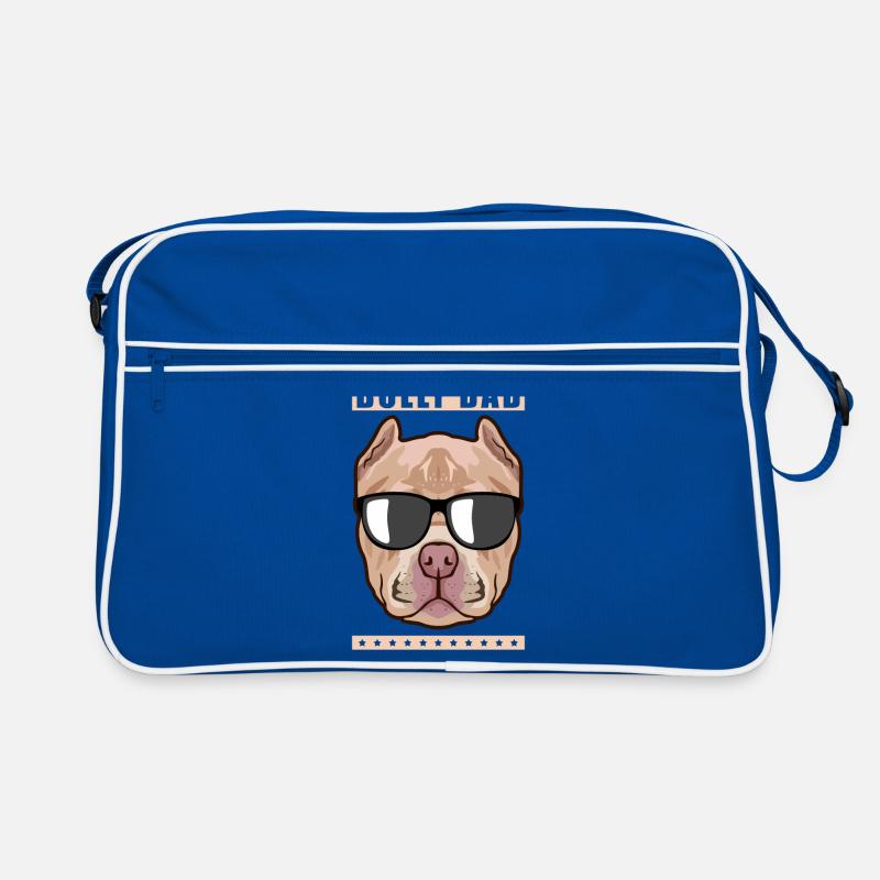 Bully Dad American Bully propriétaire de chien cadeau Sac Retro