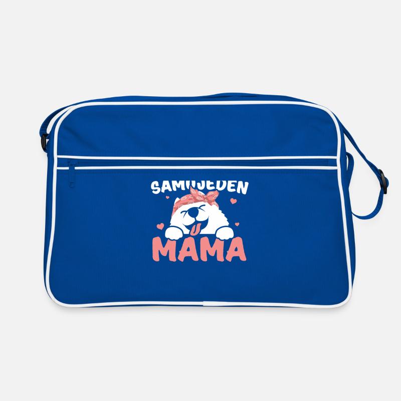 Samojeden Mama Samojede Samojedenhund cadeau Sac Retro