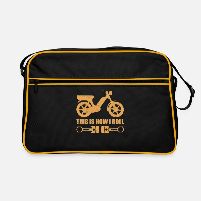 Mofa Mopeds | Moped Rider Moped Mopeds Gift Retro Bag