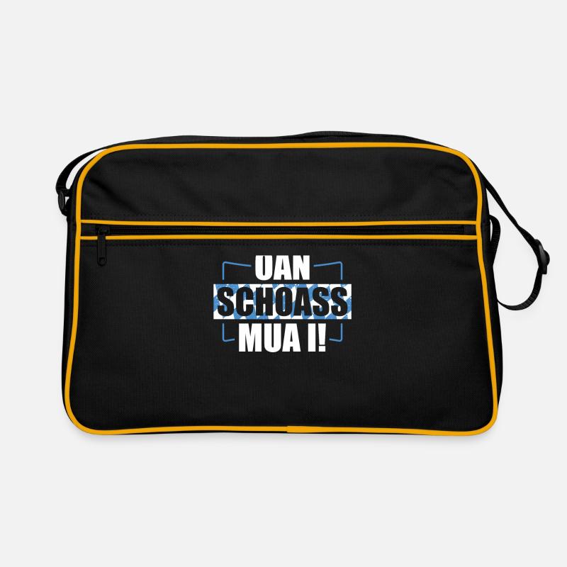 Bayern Bayrischer Dialekt Bayrisch Geschenk Retro Tasche