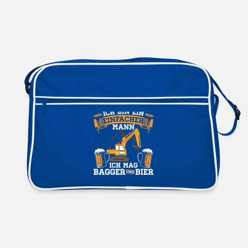 Baggerfahrer | Baggerführer Bagger Geschenk Retro Tasche