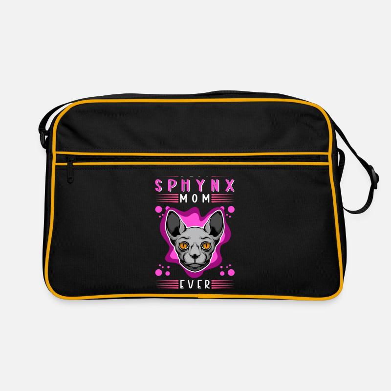 Sphynx mom chat Sphinx propriétaire de chat cadeau Sac Retro