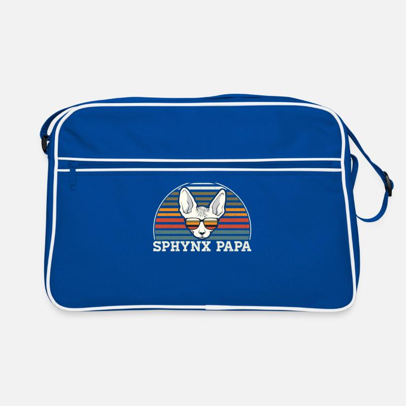 Sphynx Papa Propriétaire de chat Sphynx Cat Cadeau Sac Retro