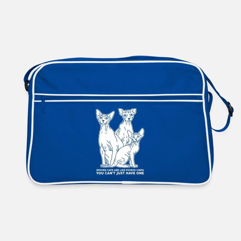 Sphynx Katze Sphinx | Katzenbesitzer Geschenk Retro Tasche