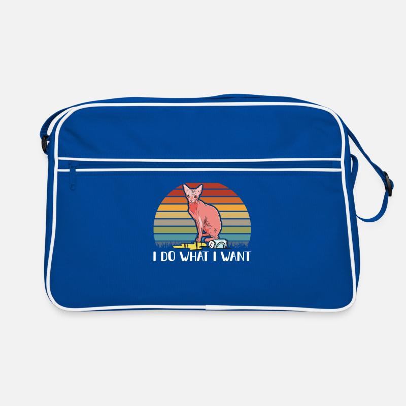 Sphynx chat Sphinx cadeau amoureux des chats Sac Retro