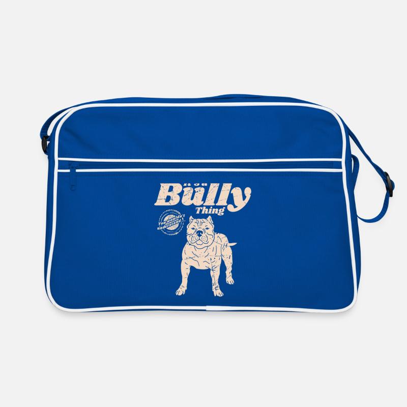 Cadeau de propriétaire de chien canin américain Bully Sac Retro