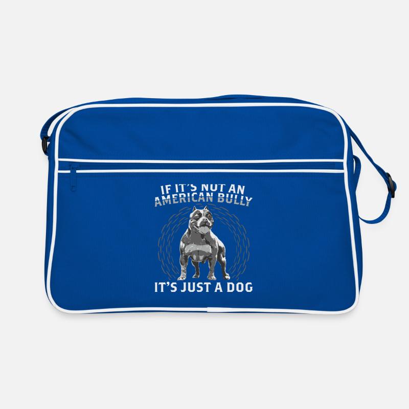 American Bully Hunde | Hundebesitzer Geschenk Retro Tasche