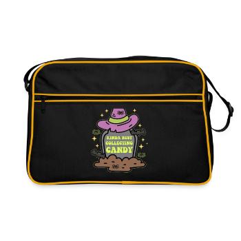 Costume de fête d’Halloween Tricky Sour Gift - Sac Retro - noir/or - Devant