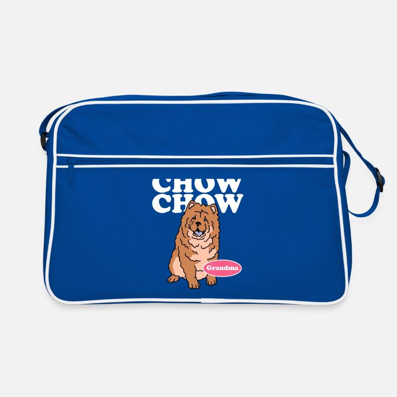 Chow Chow Grandma | Hunde Hundebesitzer Geschenk Retro Tasche