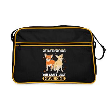 Chihuahua Dog Dog Owner Chihuahuas Gift - Retro Bag - black/gold - Front