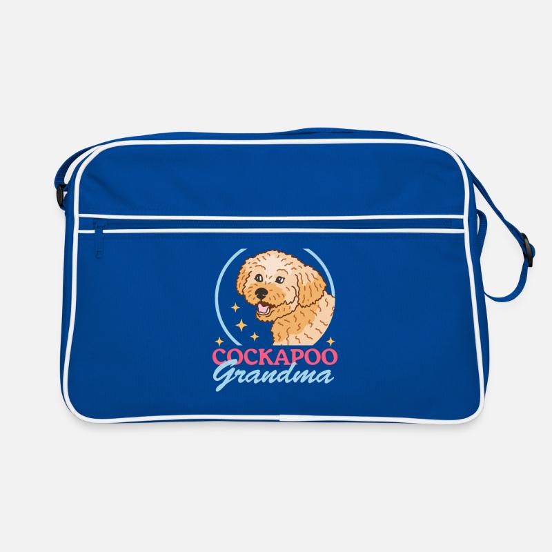 Cockapoo Grandma Hunde Hundebesitzer Geschenk Retro Tasche