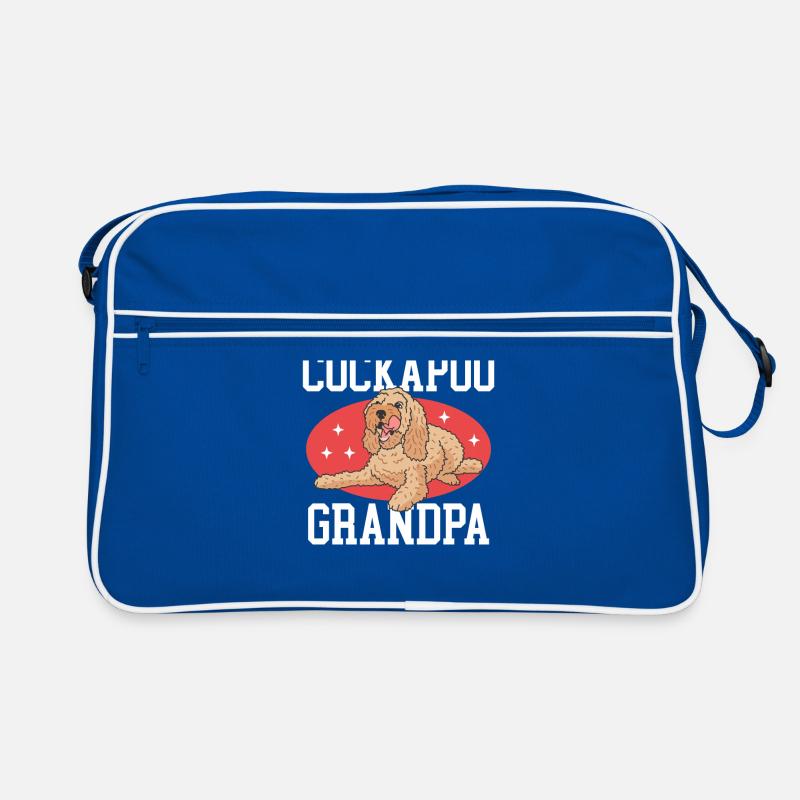 Cockapoo Grandpa | Hunde Hundebesitzer Geschenk Retro Tasche