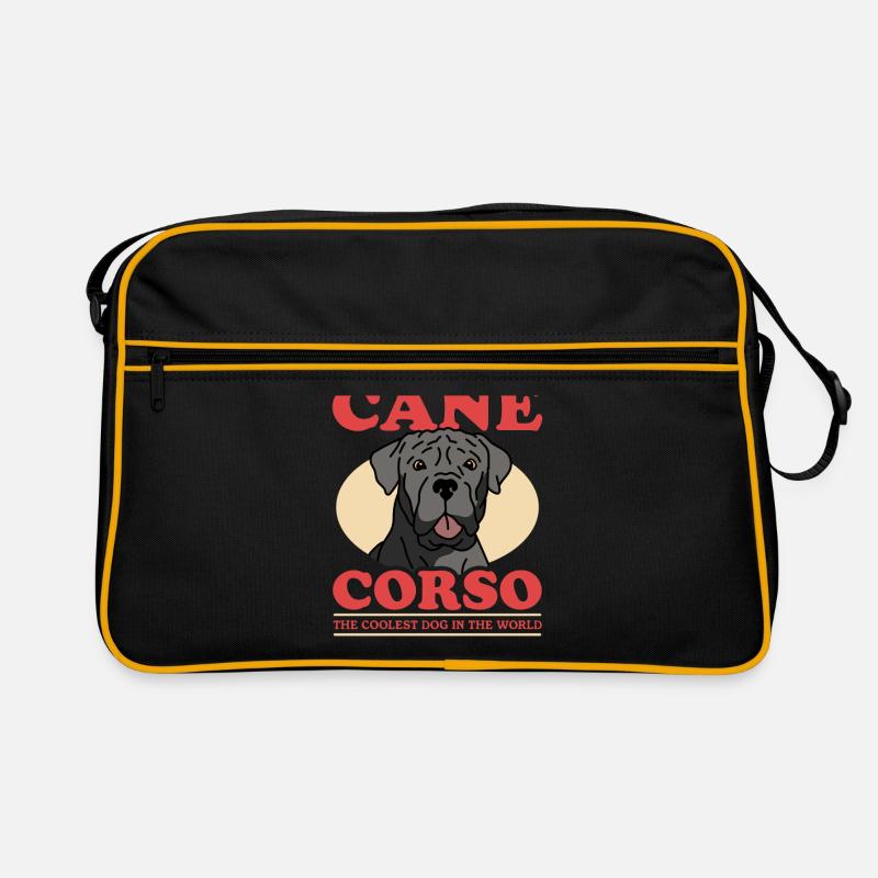 Cane Corso Italiano Hundebesitzer Hunde Geschenk Retro Tasche