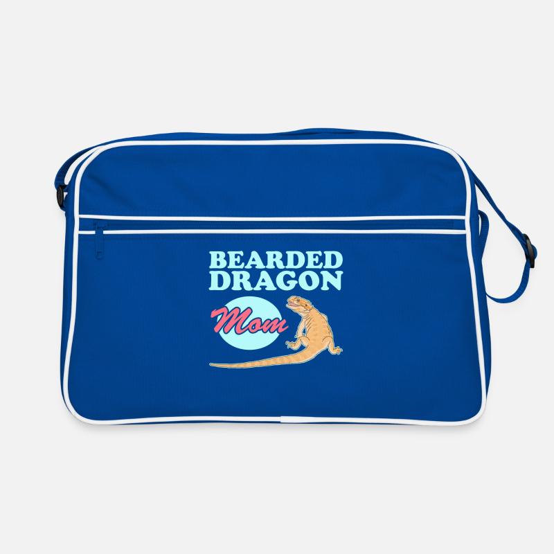 Bartagame Mom | Bartagamen Reptilien Geschenk Retro Tasche