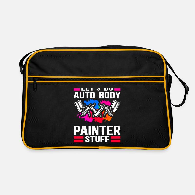 Painter Vehicle Painter Airbrush Gift Retro Bag
