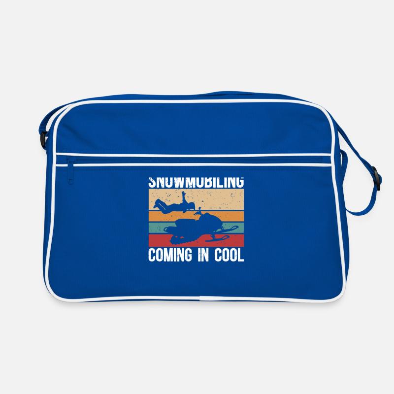 Snowmobile Snowmobile Gift Retro Bag