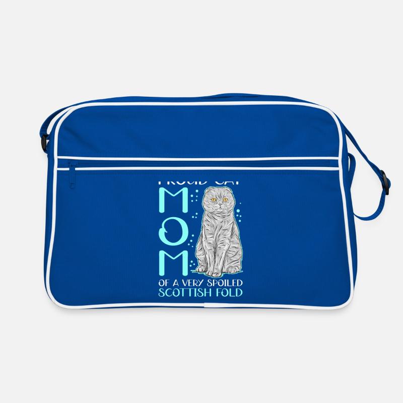 Scottish Fold-eared Cat Mom Cat Gift Retro Bag