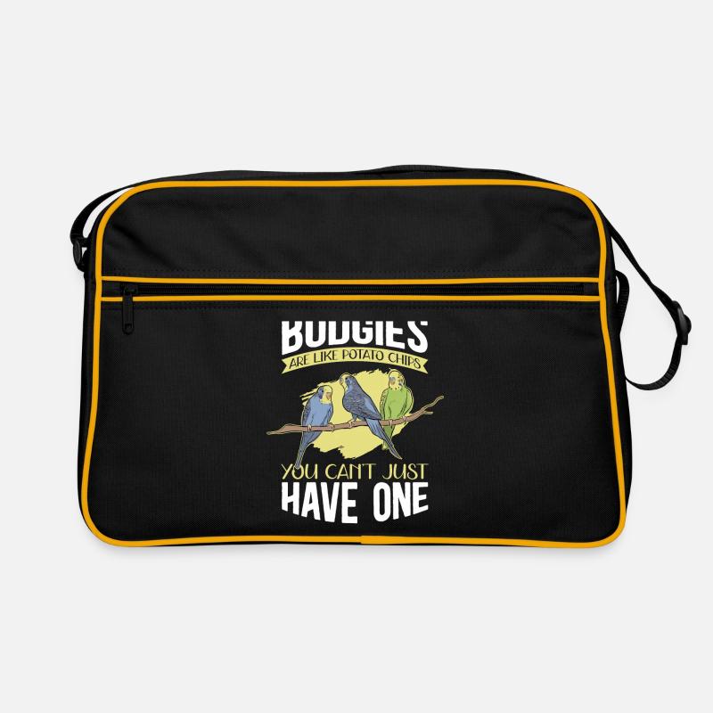 Cadeau de perruche du propriétaire de Budgerigar Sac Retro