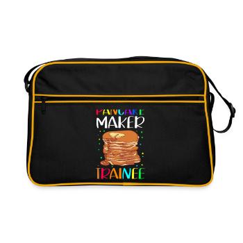 Pancakes Pancakes Pancake Cadeau - Sac Retro - noir/or - Devant