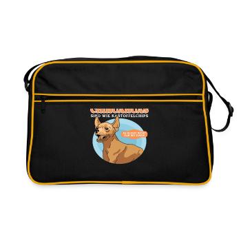 Chihuahua Dogs Dog Owner Gift - Retro Bag - black/gold - Front