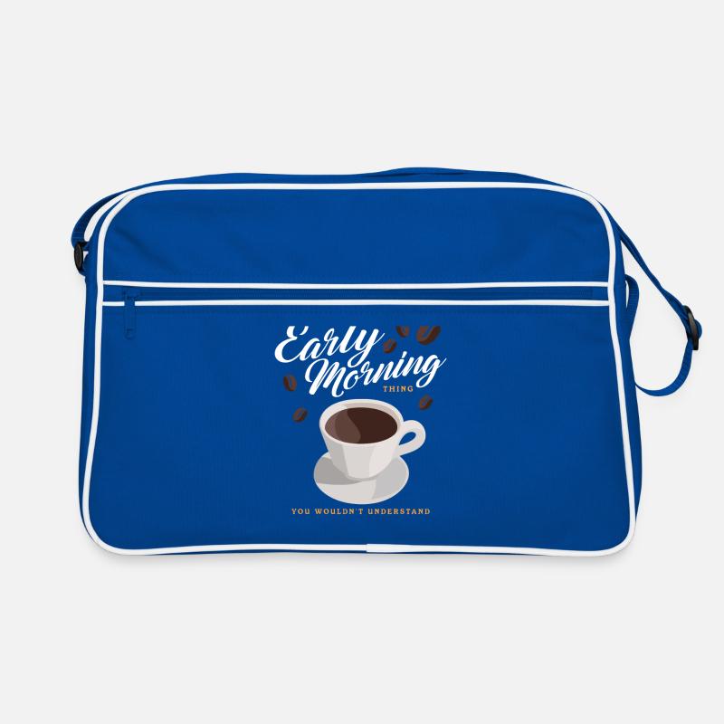 Kaffee Kaffeeliebhaber Kaffeetrinker Geschenk Retro Tasche