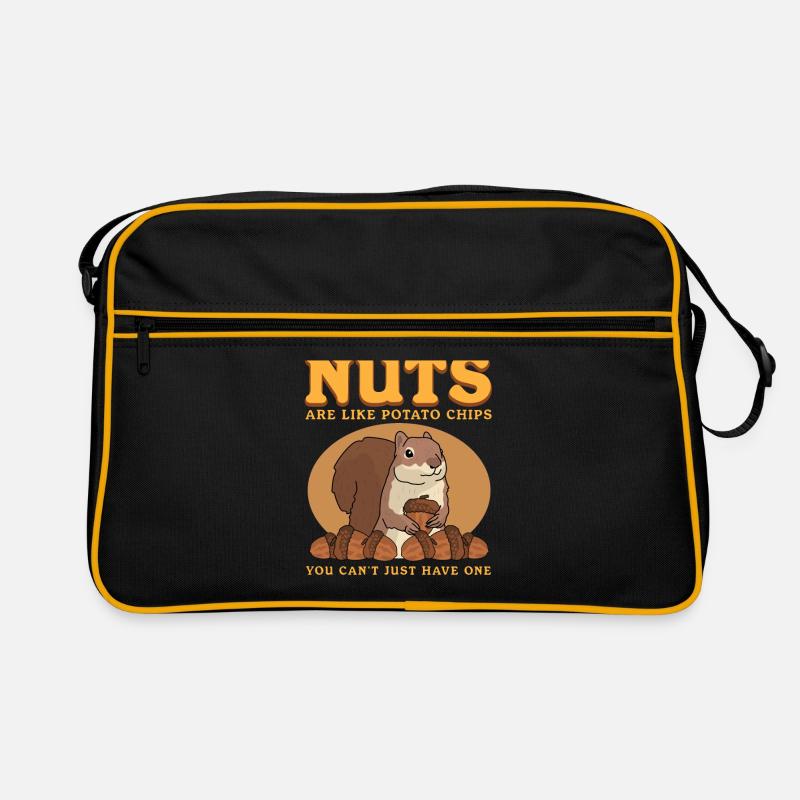 Süßes Eichhörnchen Grauhörnchen Hörnchen Geschenk Retro Tasche