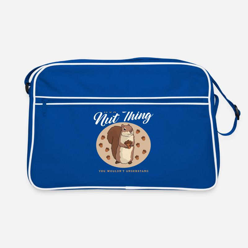 Süßes Eichhörnchen Grauhörnchen Hörnchen Geschenk Retro Tasche
