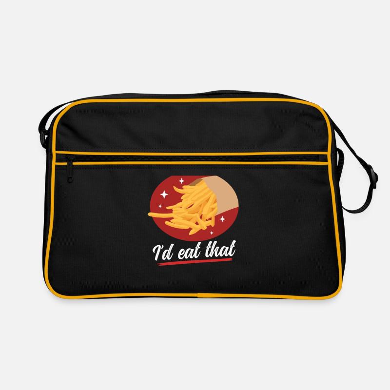 Frites restauration rapide frites restauration rapide cadeau Sac Retro