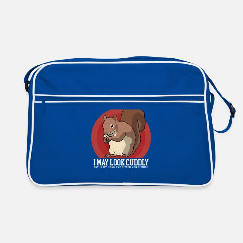 Süßes Eichhörnchen Hörnchen Geschenk Retro Tasche