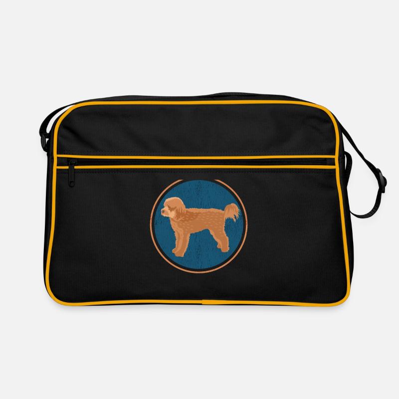 Chien Cavapoo | Cadeau du propriétaire de chien Cavoodle Sac Retro