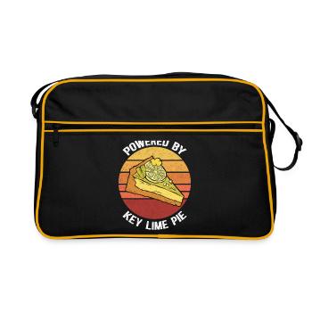 Gâteau au citron vert Gâteau au citron Cadeau - Sac Retro - noir/or - Devant