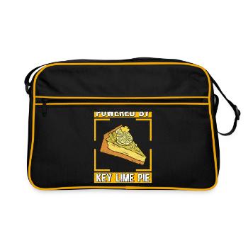 Gâteau au citron vert Gâteau au citron Cadeau - Sac Retro - noir/or - Devant