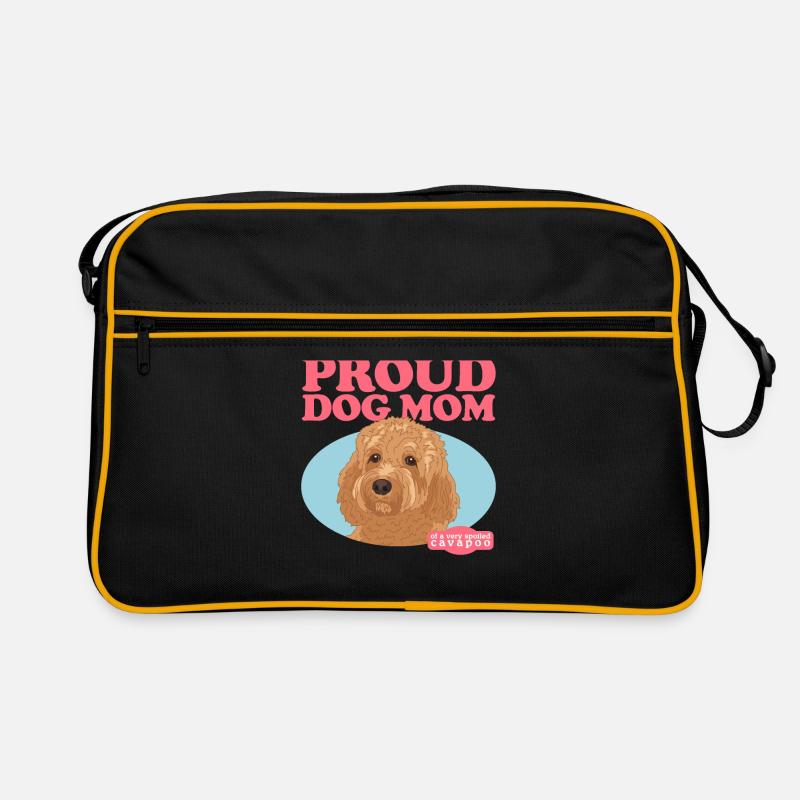 Cavapoo Mom Hund Cavoodle Hundebesitzer Geschenk Retro Tasche