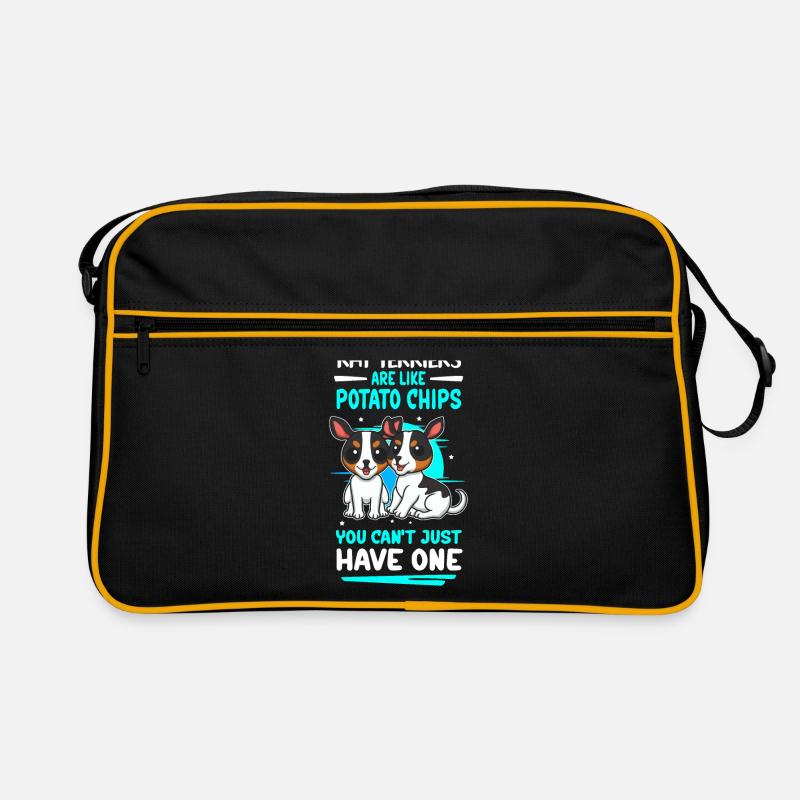 Rat Terrier Hunde Hundebesitzer Geschenk Retro Tasche