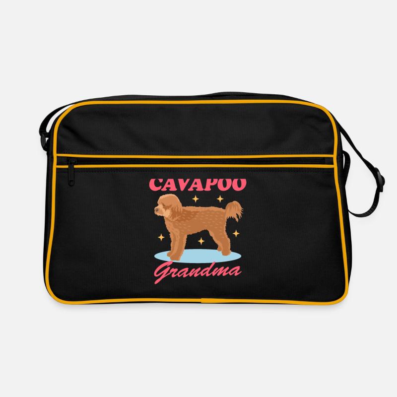 Cavapoo Grandma | Cavoodle Hundebesitzer Geschenk Retro Tasche