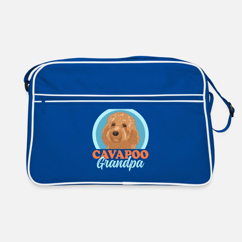 Cavapoo Grandpa Hundebesitzer Cavoodle Geschenk Retro Tasche