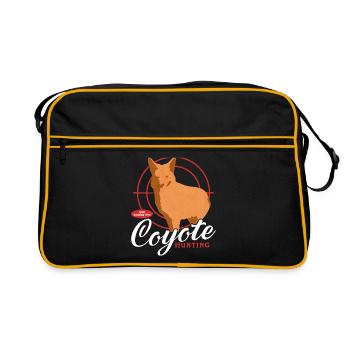 Chasseur Chasse Chasseresse Chasse Permis de Chasse Cadeau - Sac Retro - noir/or - Devant