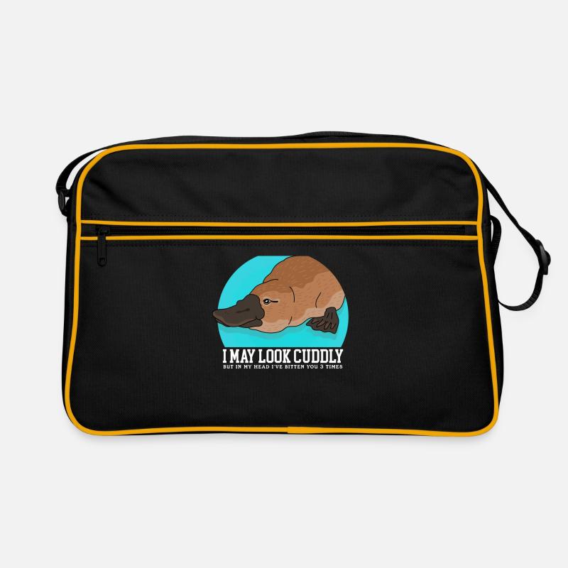 Schnabeltiere Platypus Schnabeltier Geschenk Retro Tasche