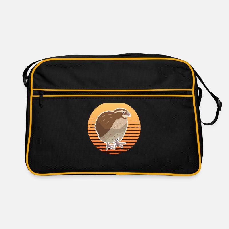 Quails quail breeder quail keeping gift Retro Bag