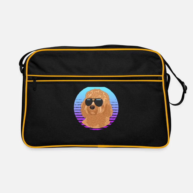 Cavapoo Hunde Cavoodle Hundebesitzer Geschenk Retro Tasche
