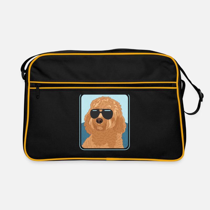 Cavapoo Dogs Propriétaires de chiens Cavoodle Cadeau Sac Retro