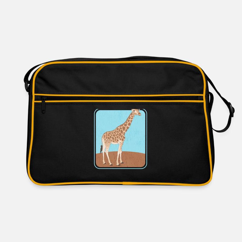 Giraffe Lover Giraffe Gift Retro Bag