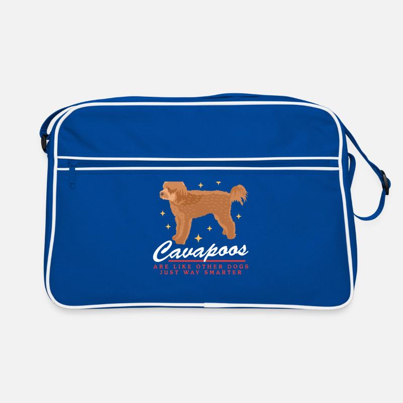 Chiens Cavapoo | Cadeau du propriétaire de chien Cavoodle Sac Retro