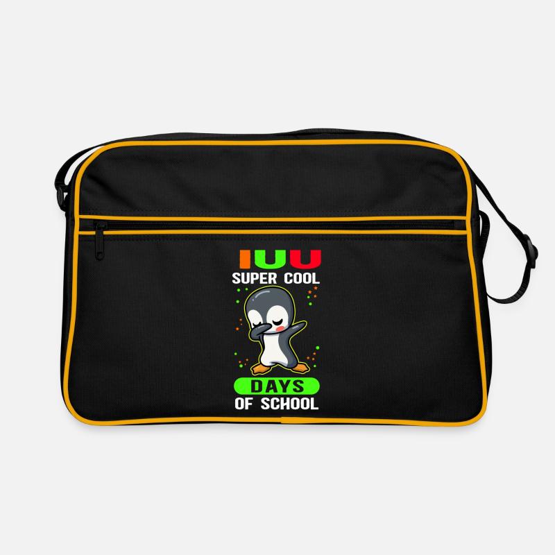 100 School Days School Kids School Gift Retro Bag