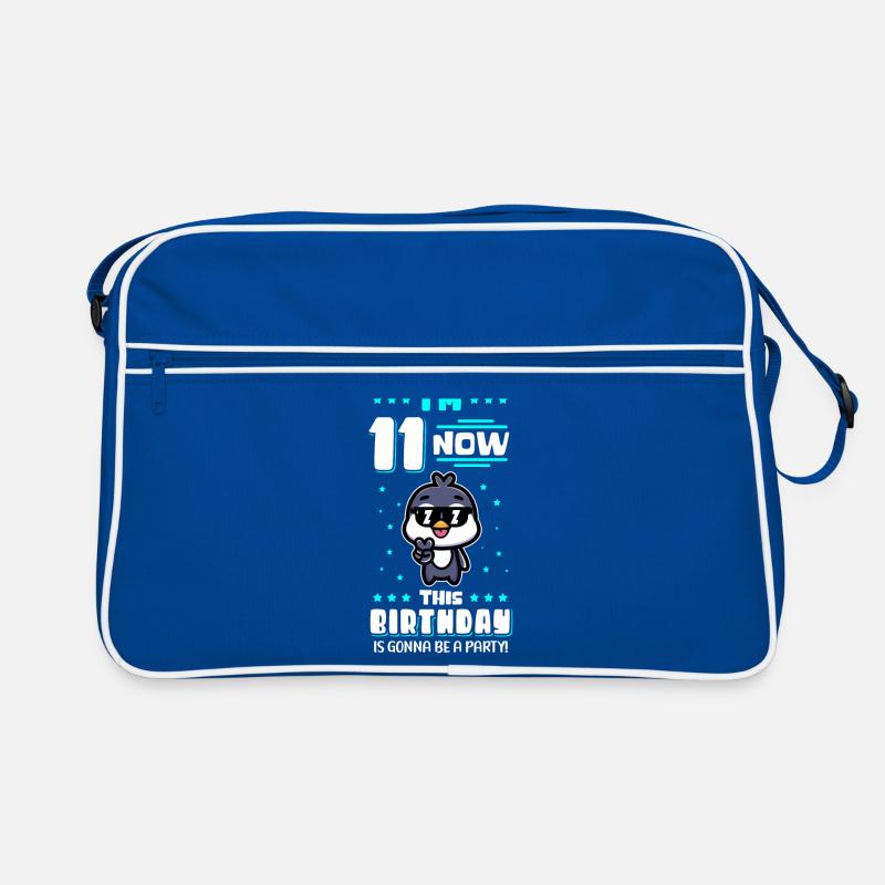 11. Geburtstag 11 Jahre alt Geschenk Retro Tasche