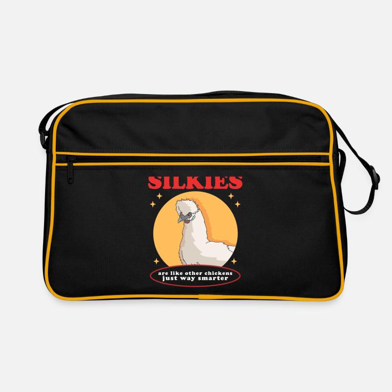 Silk Chicken Silkie Chickens Silk Chickens Gift Retro Bag