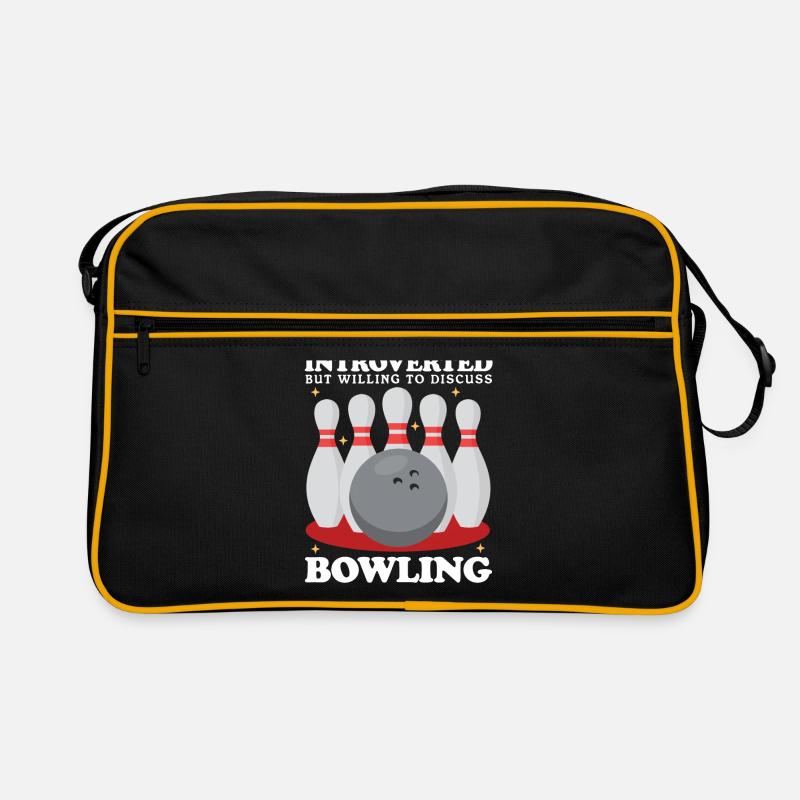 Bowling Player Bowling Player Bowling Gift Retro Bag