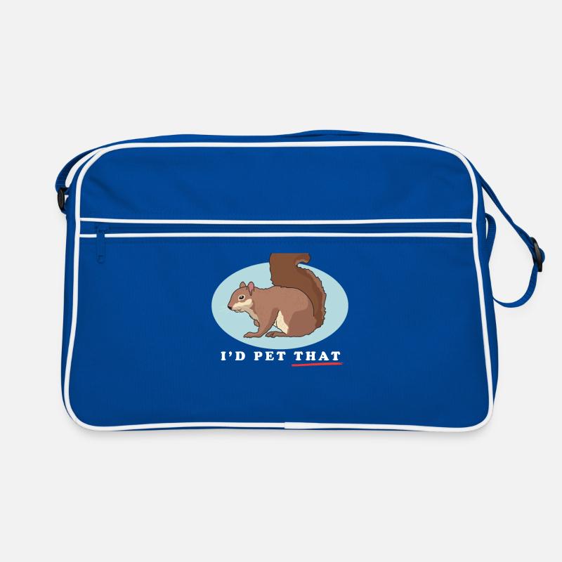 Süßes Eichhörnchen Hörnchen Geschenk Retro Tasche